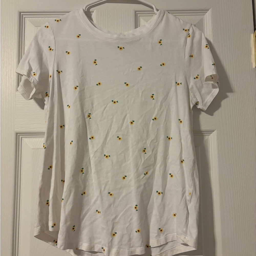 Off-White Sunflower Basic T Shirt